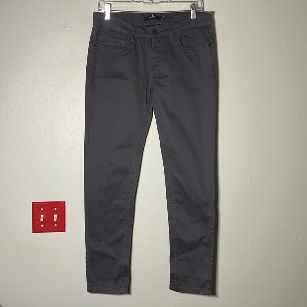 Tahari gray skinny pants 30 NWOT
